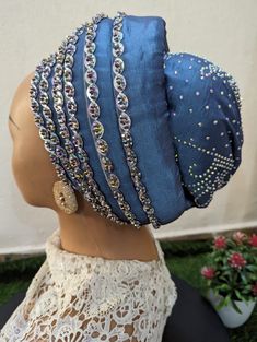 This is luxurious turban head tie is made specifically for you. Just as seen in the photos. Zara Cap, Lace Turban, Hijab Turban Style, African Hair Wrap, Church Suits And Hats, African Turban, Head Turban, Head Tie, Ankara Fashion