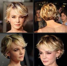 10+ Girls Pixie Cuts | Pixie Cut 2015 Short Wavy Pixie, Women With Short Hair, Kort Bob, Short Wavy Haircuts, Popular Short Hairstyles, Wavy Haircuts, Carey Mulligan, Hair Styles 2014, Short Wavy Hair