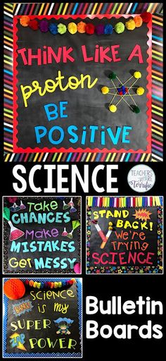 bulletin board for science students to use in their classroom's writing and crafting projects