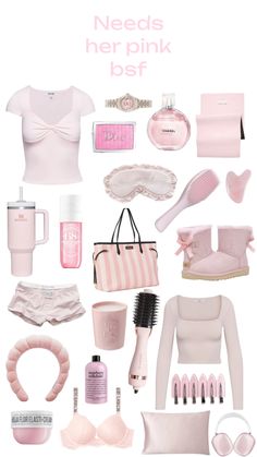 Coquette Products, Outfit Inso, Pink Lifestyle, Airplane Essentials, Pink Fits, Pink Girly Things, Girl Fits