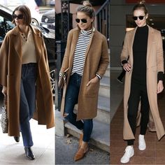 Long Tan Jacket Outfit, Tan Long Coat Outfit, Beige Sweater Outfit, Fall Fashion Trends Casual, Coat Outfit Casual, Mantel Outfit, Long Coat Outfit, Camel Coat Outfit