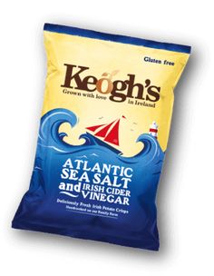 Keoghs Mature Atlantic Sea Salt and Sweet Irish Vinegar Salt And Vinegar, Potato Crisps, Growing Potatoes, Rapeseed Oil, Local Produce, Lactose Free, Red Wine Vinegar, Sunflower Oil