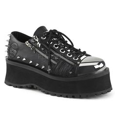 demonia | Totally Wicked Footwear Goth Platform Shoes, Goth Platforms, Platform Shoes Boots, Alternative Shoes, Demonia Shoes, Festival Shoes, Oxford Shoe, Punk Boots, Clothing Jewelry