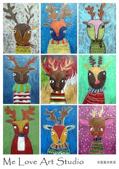 art project for kids to make their own reindeers