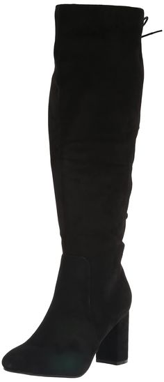 PRICES MAY VARY. Sleek, chic and oh-so-stylish, the Priscilla Knee Boot is a sure-fire winter wardrobe winner. Key Features Include: - Wide fit - Faux suede fabrication - Rounded toe - Side zip opening with elastic back panelling - Sturdy block heel with metal trim - Lightly cushioned sole Knee Boots Flat, Sleek Chic, Knee Boot, Wide Boots, Metal Trim, Wide Calf, Fashion Toys, Luxury Store, Chic Woman