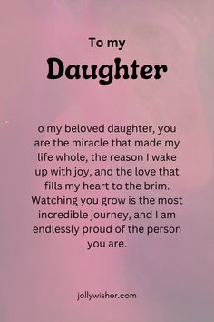 Let your daughter know just how important she is to you with these heartfelt wishes. She will always be your everything, today and forever. 🌷 Wishes For My Daughter, Sayings For Kids, Love My Daughter Quotes, My Daughter Quotes, Three Loves, Love My Daughter, 2 Chronicles 7:14, Mother Daughters, Wishes For Daughter