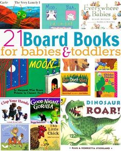 two board books for babies and toddlers