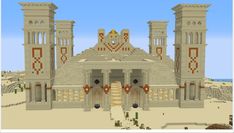 an image of a large building in minecraft