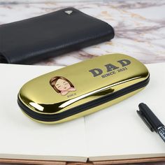 Surprise your father with the "Papa Dad Glasses" personalized chrome glasses case box - a happy and unique gift for Father's Day, Thanksgiving, Christmas, birthday, anniversaries, or any occasion! Crafted to bring joy and appreciation, this sleek chrome case adds a touch of sophistication to dad's eyewear collection. Personalized with the endearing title "Papa Dad," it holds sentimental value, making it a delightful and meaningful gift from children.
Dad can use it at home, in the car, or while Chrome Glasses, Dad Day, Thanksgiving Christmas, Glasses Case, Christmas Birthday, Meaningful Gifts, Fathers Day Gifts, Fathers Day, Father's Day