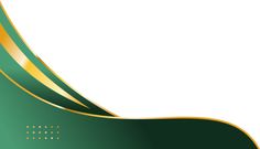 an abstract green and gold background with wavy lines on the bottom right hand corner, along with white space for text