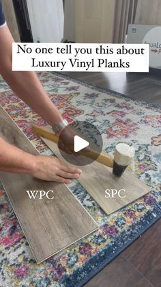 Baltic Flooring Inc | Jacksonville, FL Flooring Showroom on Instagram: "➡️Thicker floors doesn’t make the floors better quality..

  In the video, the planks that was left with dents is WPC luxury vinyl (Plastic composites) which means anything heavy standing on the floors will leave in-dents. 
The floor is much softer and even though you’ll buy a thicker Luxury Vinyl, the material will still be soft.

  With each year, new floors are produced with BETTER QUALITY!

  The second floor is also luxury vinyl but it’s SPC Rigid Core(stone composite) which means there’s stone material in the planks making it very durable. Hitting the top with a hammer didn’t leave any dents.

  Both products are Luxury Vinyl but the only difference is one is make from plastic and the other from stone. 

When cho Budget Friendly Flooring Ideas, Vpf Flooring, Main Floor Flooring Ideas, Waterproof Flooring Ideas, Vinyl Flooring Ideas, Flooring Showroom, Flooring Designs, New Floors