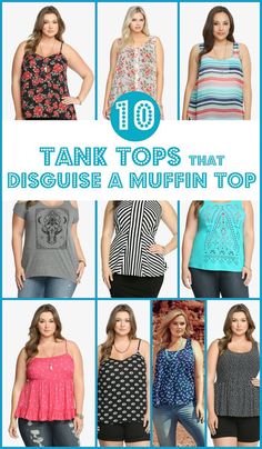 the top ten tank tops that are available in multiple styles and sizes, including one for women