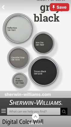 an ad for sherylin - williams's paint products