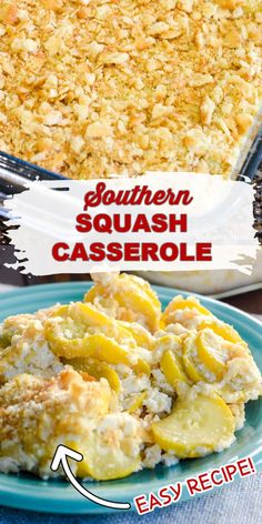 this southern squash casserole is an easy and delicious side dish