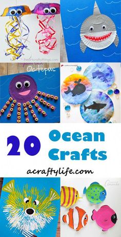 20 ocean crafts for kids to make