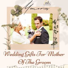 the wedding gifts for mother of the groom are on display in this brochure