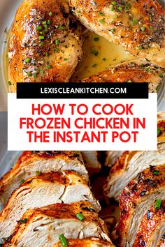 how to cook frozen chicken in the instant pot