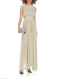 100% Polyamide Luxury Sleeveless Evening Maxi Dress, Sleeveless Pre-draped Evening Maxi Dress, Chic Sleeveless Dress For Spring Gala, Chic Sleeveless Bodycon Evening Dress, Sleeveless Pre-draped Gala Dress, Elegant Sleeveless Cocktail Maxi Dress, Luxury Silk Sleeveless Dress, Elegant Draped Sleeveless Dress For Evening, Luxury Sleeveless Summer Evening Dress