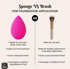 Pick Your Makeup, Makeup Knowledge, Beauty Blender Vs Brush, Wedding Makeup Smokey, Glowup Tips, Koleksi Makeup, Makeup Brush Uses