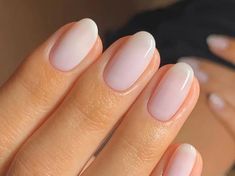 Baby Boomer Nails Are The Perfect Spring Alternative To A Classic French Manicure - NewsBreak Baby Boomer Nail, Blue Sparkly Nails, Baby Boomer Nails, Sparkly Nail Polish, Sheer Polish, Bridal Manicure, Baby Boomers Nails, New Nail Trends, Lipstick For Fair Skin