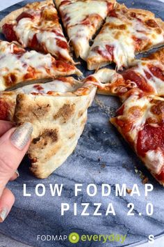 Low Fodmap Pizza, Fodmap Pizza, Fodmap Lunch, Fodmap Food, Food Map