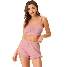 Great for loungewear, nightwear, sleepwear, home bedroom, daily wear. This stretchy pajamas sets for women is soft, lightweight, breathable and comfortable to wear as. This lounge sets designed with solid color and v-neck with pleated front makes the sleepwear casual, and you have different color choice to match it with your heart. No matter the cozy bedtime, casual home relax, laze afternoon, comfy bath, the soft and lightweight women's nightdress could company with you all the time. It's good Knit Pajamas, Womens Sleepwear, Warm Pajamas, Pajamas Sets, Night Dress For Women, Soft Pajamas, Black Lace Bralette, Womens Pyjama Sets, Sleepwear Sets