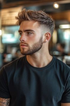 Fashion: #fashion, #style, #outfitinspiration, #beauty Trendy Fades For Men, Male Haircut Long On Top Short On Sides, Disconnected Mens Haircut, Men’s Shorter Hairstyles, Teenage Boys Haircuts 2024 Straight Hair, European Haircut Men, Popular Guy Haircuts, Guy Haircuts Medium, Boys Haircut Teenage