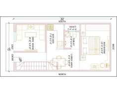 the floor plan for a small house