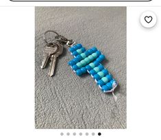 a keychain made out of beads is shown on the app store's website