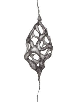 a drawing of an object that looks like it is hanging from the ceiling, and has been