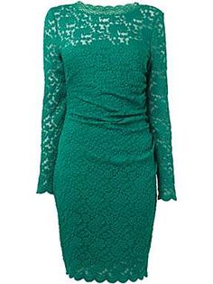 £55 Pleats Draping, Pretty Lace Dresses, Doll Closet, Green Lace Dresses, Best Dresses, Dresses 2023, Dresses Ideas, Lace Dresses, Pinterest Closet