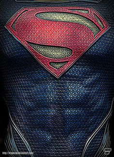 the superman logo is shown in this image, it appears to be made out of mesh