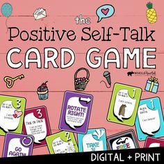 the positive self - talk card game is here