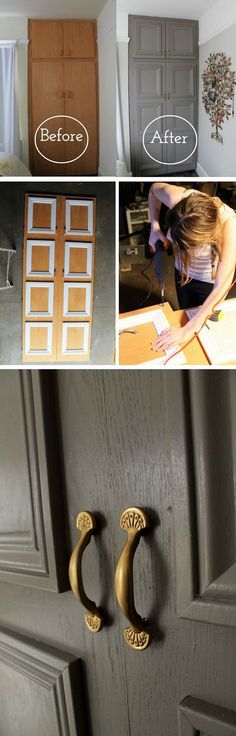 the before and afters of painting an old door