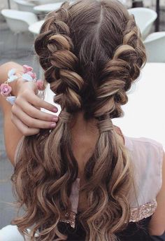 Holiday Hairstyles Easy, Valentines Hairstyles, Cute Hairstyles For Medium Hair, Easy Summer Hairstyles, Holiday Hairstyles, Trending Hairstyles, Teen Hairstyles