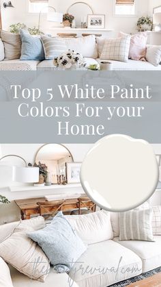 the top 5 white paint colors for your home