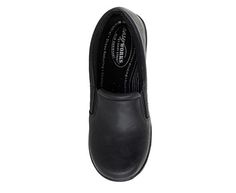 Easy Works Leeza Women s Clog Stay comfortable and stylish at work with the Easy Works Leeza Clog. The leather upper has a smooth construct with elastic gore panels for quick and easy Slip-On entry. The slip-resistant outsole helps you stay in motion all workday long. Leather upper Elastic gore panelsSlip-On entry Cushioned insoleSlip-resistant outsoleHeel height: 2 Non-slip Slip-on Clogs For Work, Slip-resistant Closed Toe Slip-ons For Work, Classic Slip-resistant Clogs For Work, Classic Slip-resistant Workwear Clogs, Classic Workwear Slip-resistant Clogs, Slip-resistant Slip-on Work Clogs, Slip-resistant Slip-on Clogs For Work, Slip-on Slip-resistant Work Clogs, Black Slip-resistant Workwear Slip-ons