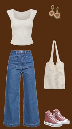 Abbycore Outfits, Cute Boho Outfits, Utah Outfits, Uni Fashion, Utah Fashion, Church Fits, Jeans Claro, Casual Outfit Inspiration, Aesthetic Fits