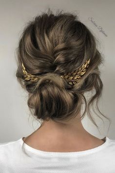 100 Prettiest Wedding Hairstyles For Ceremony & Reception Debs Hairstyles, Hairstyles For Weddings, Bridal Hairstyles With Braids, Wedding Hairstyles And Makeup, Messy Hair Updo, Messy Wedding Hair, Updo Bridesmaid, Braided Updo Wedding, Wedding Braids