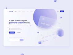 an image of a credit card landing page