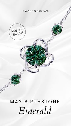 Adorn her wrist with the lush vibrance of an Emerald Birthstone Bracelet. Crafted for longevity, like the love she's given you. A perfect Mother's Day gesture with the assurance of a lifetime guarantee. Mother's Day Cubic Zirconia Bracelets, Sterling Silver Bracelet For Mother's Day Gift, Elegant Adjustable Bracelet As Gift For Mom, Elegant Adjustable Bracelets As Gift For Mom, Elegant Adjustable Sterling Silver Bracelet For Mother's Day, Elegant Sterling Silver Bracelet As Gift For Mom, Silver Bracelet Jewelry Gift For Mom, Silver Bracelet Jewelry As Gift For Mom, Elegant Personalized Sterling Silver Bracelet