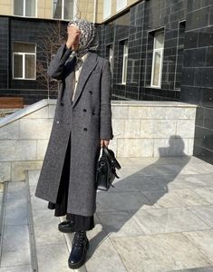 Muslim Outfits Summer, Hijab Inspiration, Classy Winter Outfits, Stylish Winter Outfits, Hijab Look