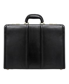 Slim design briefcase. 3-digit combition lock for added security. gold-finished hardware. comfortable top carry handle. protective feet keeps case from falling over. includes tablet pocket. expandable. Christmas Wear, Leather Briefcase Men, Comfortable Tops, Leather Briefcase, Mens Gift Sets, Luxury Gifts, Travel Luggage, Boot Shoes Women, Handbag Accessories