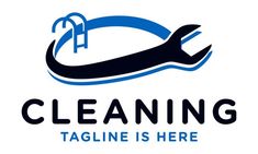 the logo for cleaning is here