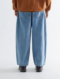 Editor's NotesA pair of  Washed Ballon Denim Pants from MINIMAL PROJECT features a comfort silhouette and details- Soft touch- Comfort fit- Simple design- Daily item- Denim pantsMeasurements(in.)S / M / L - Waist: 12.99 in./ 13.38 in./ 14.17 in.- Hip: 23.62 in./ 24.80 in./ 25.59 in.- Thigh: 14.56 in./ 15.15 in./ 15.74 in.- Rise: 13.38 in./ 13.77 in./ 14.17 in.- Hem13.38 in./ 13.77 in./ 14.17 in.- Total Length: 38.18 in./ 38.58 in./ 39.37 in.Composition & Care- 100% cotton- Dry Baggy Recycled Denim Pants For Spring, Spring Baggy Recycled Denim Pants, Medium Wash Recycled Denim Bottoms With Relaxed Fit, Recycled Denim Straight Leg Pants With Pockets, Baggy Washed Jeans In Recycled Denim, Straight Leg Recycled Denim Pants With Pockets, Denim Blue Cargo Jeans, Wide Leg Washed Bottoms In Recycled Denim, Casual Recycled Denim Bottoms With Relaxed Fit