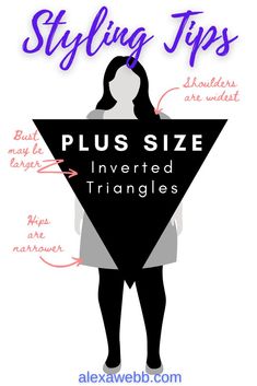 Plus Size Inverted Triangle, V Shape Body, Triangle Dress