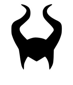 an image of a devil's head with horns