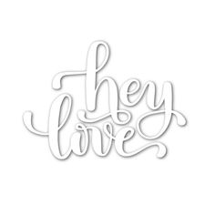 the word they live is cut out from paper and placed on top of a white background