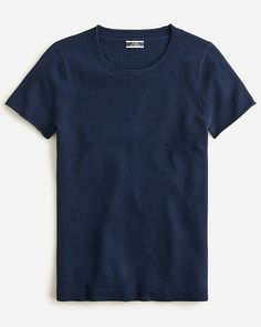 J.Crew: Relaxed Cashmere T-shirt For Women Agricultural Development, Easy Rolls, Inner Mongolia, T Shirt For Women, Say Hello, Sweater Outfits, J Crew, Cashmere, Organic Cotton