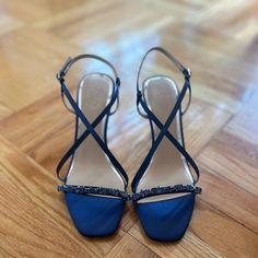 Badgley Mischka Size 8 Unworn Heels Badgley Mischka, Shoes Women Heels, Shoes Heels, Color Blue, Women Shoes, Heels, Women Shopping